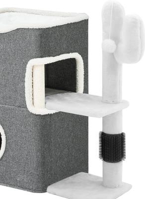 Show full view: Yitahome 24-in Sisal Cat Tree, Grey slide 2 of 7