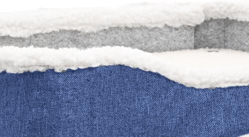 Show full view: Yitahome 3-Tier Indoor Cat House with Scratching Post, Blue slide 4 of 6