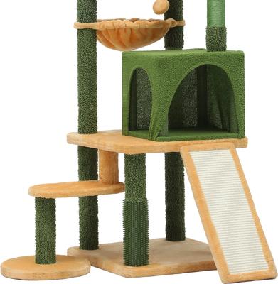 Show full view: Yitahome 72.8-in Sisal Cat Tree, Green slide 8 of 10