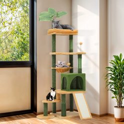 Yitahome 72.8-in Sisal Cat Tree, Green