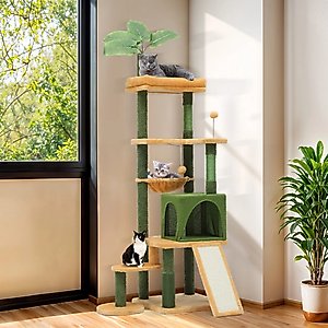 Yitahome 72.8-in Sisal Cat Tree, Green