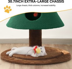 Yitahome 60-in Sisal Christmas Cat Tree, Green slide 2 of 6