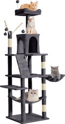 Yitahome 64.5-in Sisal Cat Tree, Black
