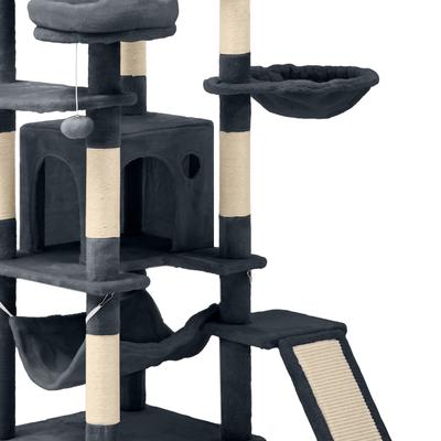 Show full view: Yitahome 75-in Sisal Cat Tree, Grey slide 5 of 9
