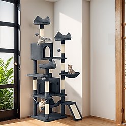 Yitahome 75-in Sisal Cat Tree, Grey