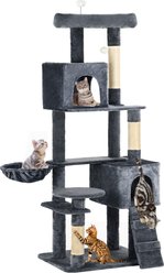 Yitahome 70.8-in Sisal Cat Tree, Dark Grey