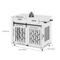 Show in main carousel: Yitahome Furniture Style End Table Dog Crate, White, 39-in slide 2 of 5