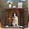 Show in main carousel: Yitahome Furniture Style Corner Dog Crate, Brown, 52-in slide 5 of 7