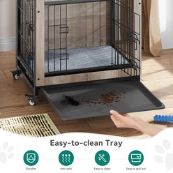 Yitahome Furniture Style Dog Crate, Grey, 38-in slide 2 of 7