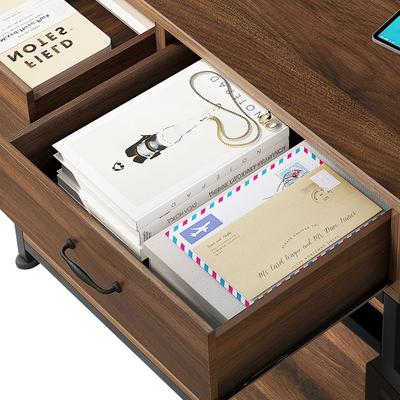 Show full view: Yitahome Furniture Style Dog Crate, Brown, 67-in slide 3 of 9