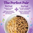 Show in main carousel: Wellness Appetizing Entrees Shredded & Flaked, Seafood & Poultry Variety Pack, Natural Wet Cat Food, 2.8-oz pouch, case of 8 slide 4 of 12
