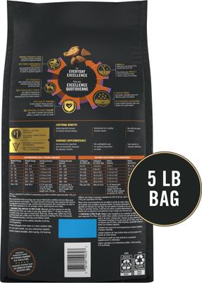 Show full view: Purina Pro Plan Complete Essentials Adult Shredded Blend Turkey & Rice High Protein Formula with Probiotics Dry Dog Food, 5-lb bag slide 3 of 12