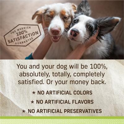 Show full view: Merrick Lil' Plates Petite Pates Premium Grain-Free Lamb Dinner Wet Dog Food, 3-oz can, case of 24 slide 9 of 12