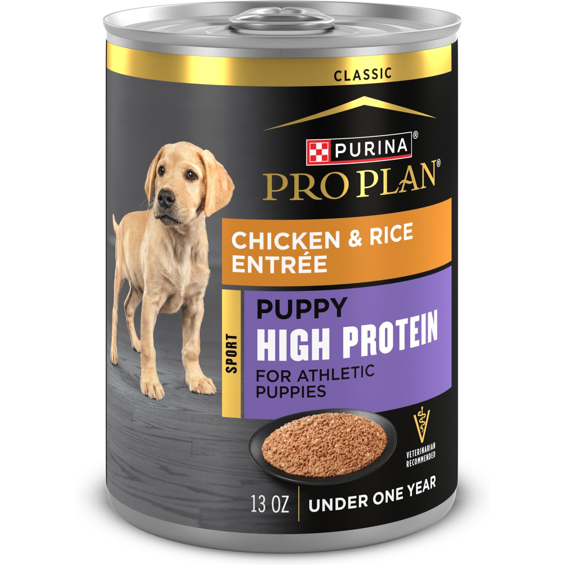 PURINA PRO PLAN Sport Puppy High Protein Chicken Rice Wet Dog Food 13 oz can case of 12 Chewy