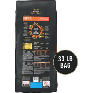 Purina Pro Plan Complete Essentials Adult Shredded Blend Salmon & Rice High Protein Formula with Probiotics Dry Dog Food, 33-lb bag
