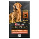 Purina Pro Plan Complete Essentials Adult Shredded Blend Salmon & Rice High Protein Formula with Probiotics Dry Dog Food, 5-lb bag