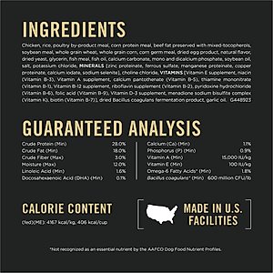 Purina Pro Plan Puppy Shredded Blend Chicken & Rice Formula with Probiotics Dry Dog Food, 34-lb bag