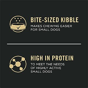 Purina Pro Plan Puppy Small Breed Chicken & Rice Formula Dry Dog Food, 18-lb bag