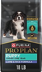Purina Pro Plan High Protein DHA Lamb & Rice Formula Puppy Food, 18-lb bag