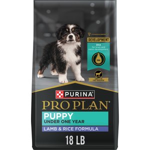 Purina Pro Plan High Protein DHA Lamb & Rice Formula Puppy Food, 18-lb bag