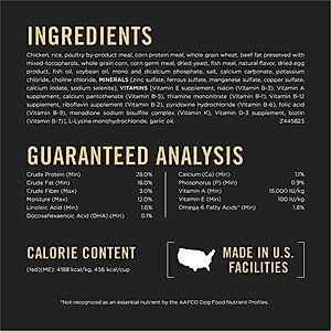 Purina Pro Plan High Protein Chicken & Rice Formula Dry Puppy Food, 34-lb bag