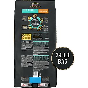 Purina Pro Plan High Protein Chicken & Rice Formula Dry Puppy Food, 34-lb bag