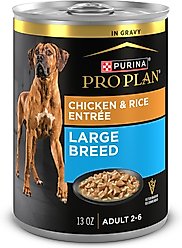 Purina Pro Plan Specialized Adult Large Breed Chicken & Rice Entree Canned Dog Food, 13-oz, case of 12