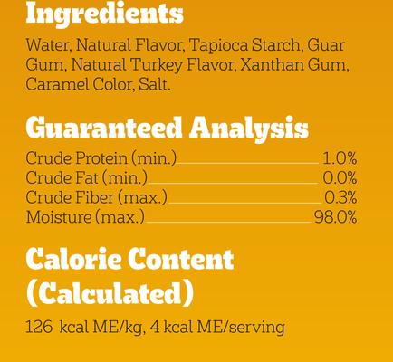 Show full view: Pedigree Drizzlers Savory Sauce Multipack Natural Turkey Flavor Wet Dog Food, 60-g pouch, pack of 40 slide 7 of 11