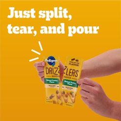 Pedigree Drizzlers Savory Sauce Multipack Natural Turkey Flavor Wet Dog Food, 2.1-oz pouch, case of 22 slide 2 of 9