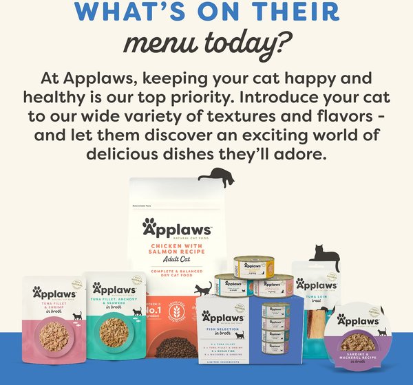 Show full view: Applaws Natural Grain-Free Tuna Fillet Single Ingredient Cat Treats, 6 count, 1.06-oz loin slide 7 of 9