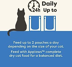 Applaws Chicken Broth with Chicken Breast Bone Broth Wet Food, 3-oz pouch, 12 count + Fish Bone Broth with Tuna Fillet in Broth Wet Cat Food, 3-oz pouch, case of 12 slide 2 of 9