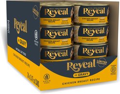 Reveal Natural Grain-Free Chicken Breast in Gravy Flavored Wet Cat Food, 2.47-oz can, case of 24