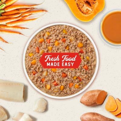 Show full view: Stella & Chewy's FreshMade Frozen Fresh Grain-Free Savory Sea Dog Food, 64-oz bundle  slide 10 of 11