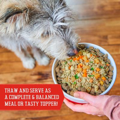 Show full view: Stella & Chewy's FreshMade Frozen Fresh Grain-Free Beefy-Licious Dog Food, 64-oz bundle  slide 6 of 11