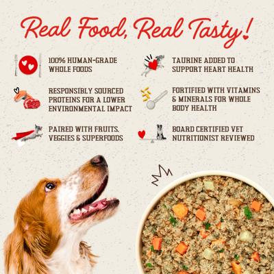 Show full view: Stella & Chewy's FreshMade Frozen Fresh Grain-Free Gobblin' Good Dog Food, 64-oz bundle  slide 9 of 11