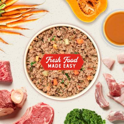 Show full view: Stella & Chewy's FreshMade Frozen Fresh Grain-Free Meat-a-Palooza Dog Food, 64-oz bundle  slide 9 of 11