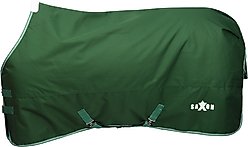 Saxon Defiant 1200D Standard Neck Lite Horse Turnout, Hunter Green/White, 78-in slide 2 of 2