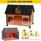 Show in main carousel: Aivituvin AIR90 Heated Insulated Wooden Dog House, Brown slide 6 of 6