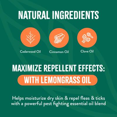 Show full view: TropiClean Natural Flea & Tick Treatment Spray for Dogs, Citrus Scent, 16-fl oz bottle slide 5 of 10