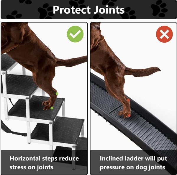 SMONTER Portable Stairs Dog Ladder Ramp