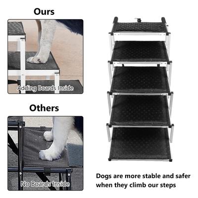 Show full view: SMONTER Portable Stairs Dog Ladder Ramp, 5 Step slide 6 of 8