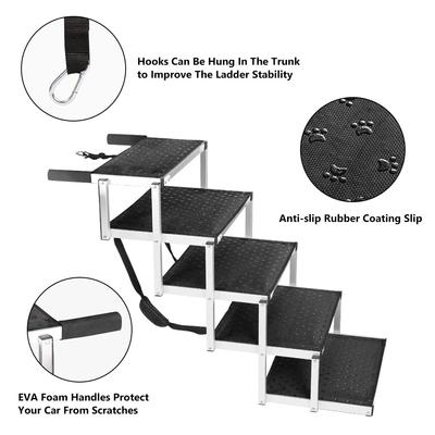 Show full view: SMONTER Portable Stairs Dog Ladder Ramp, 5 Step slide 3 of 8