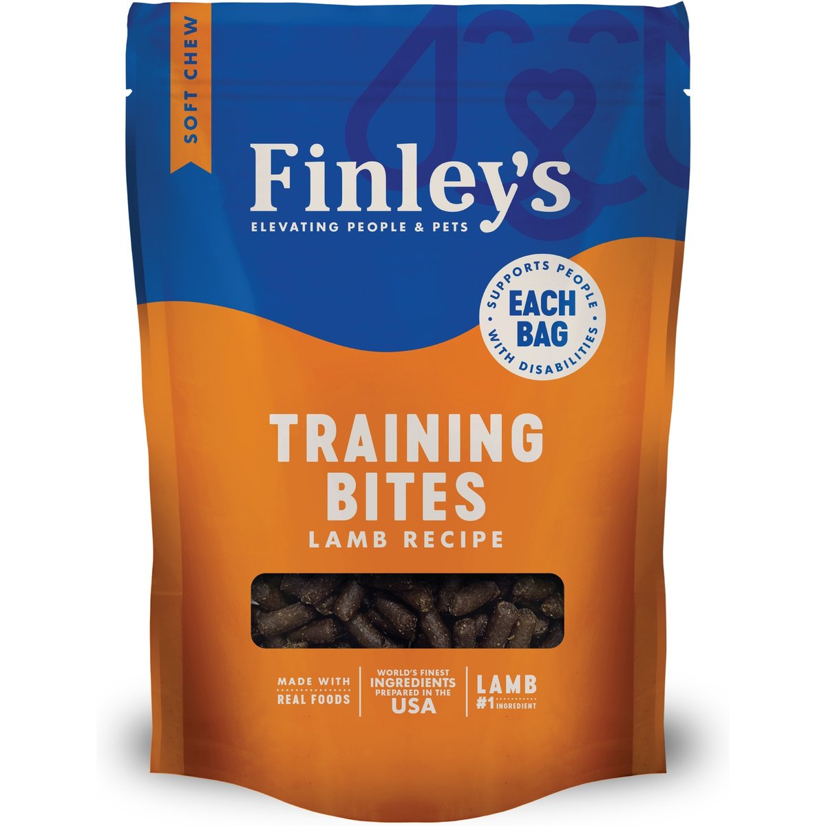 Finley's Barkery Lamb Recipe Soft Chew Training Bites Dog Treats, 5-oz bag