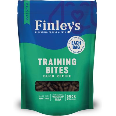 Finley's Finley's Barkery Duck Recipe Soft Chew Training Bites Dog Treats, 5-oz bag