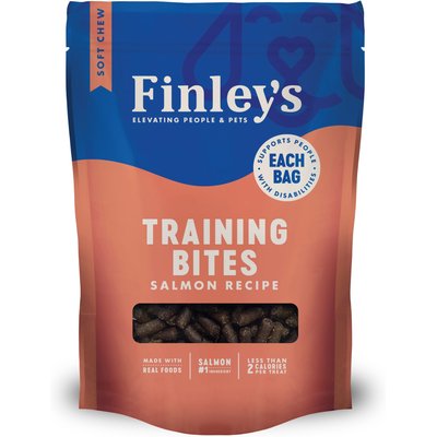 Finley's Finley's Barkery Salmon Recipe Soft Chew Training Bites Dog Treats, 5-oz bag