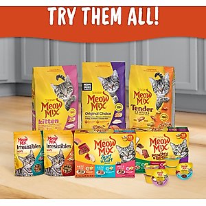 Meow Mix Kitten Li'l Nibbles Dry Cat Food, 3.15-lb bag