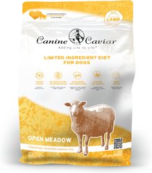 Canine Caviar Limited Ingredient Diet Open Meadow Alkaline Holistic Entree All Life Stages Dry Dog Food, 4.4-lb bag