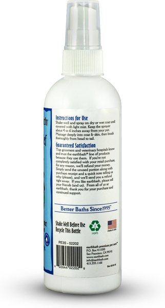 Earthbath Deodorizing Eucalyptus & Peppermint Spritz for Dogs