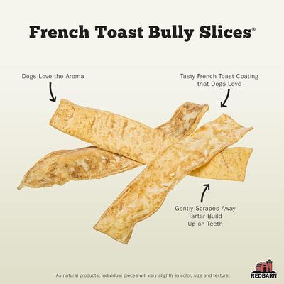 Show full view: Redbarn Naturals Bully Slices French Toast Flavor Beef Dog Treats, 9-oz bag slide 4 of 12