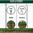 Show in main carousel: FXW Rollick Indoor & Outdoor Dog Playpen, Black, 24-in, 8-panel slide 4 of 10